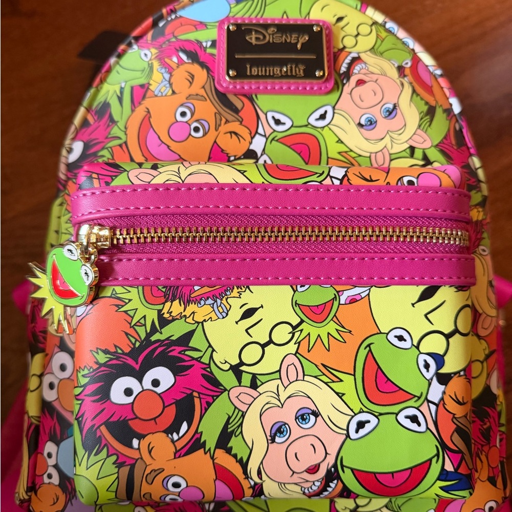 Disney Loungefly Muppets Backpack - Pink and Multicolor